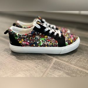 Ground Up SUPER MARIO BROTHERS Sneakers Size 6 Multicolored Tennis Shoes EUC